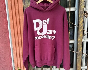 Vintage Def Jam Recordings Hoodies