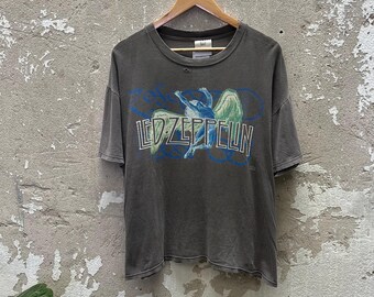 Vintage 1990 Led Zeppelin Hammer Of The Gods Band T-shirt / Band