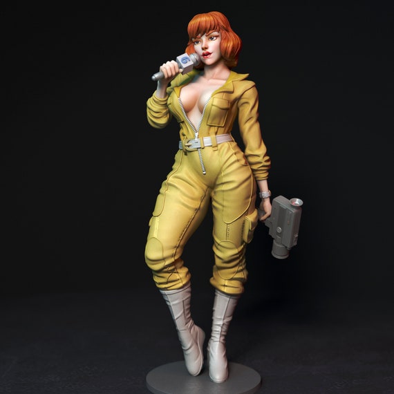 April O'Neil... since his wife is out