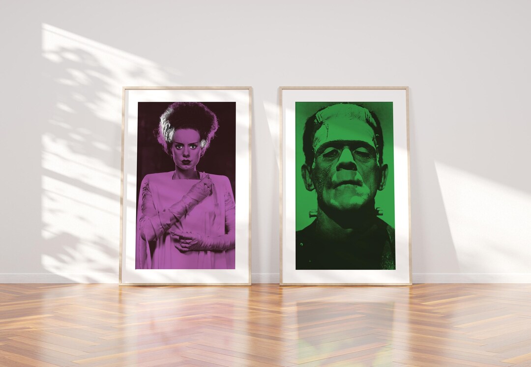 Monster Movie Poster Set: Minimalist Halloween Art (digital Download ...