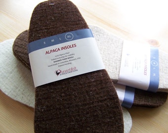 Extra thick alpaca shoe and boot liners