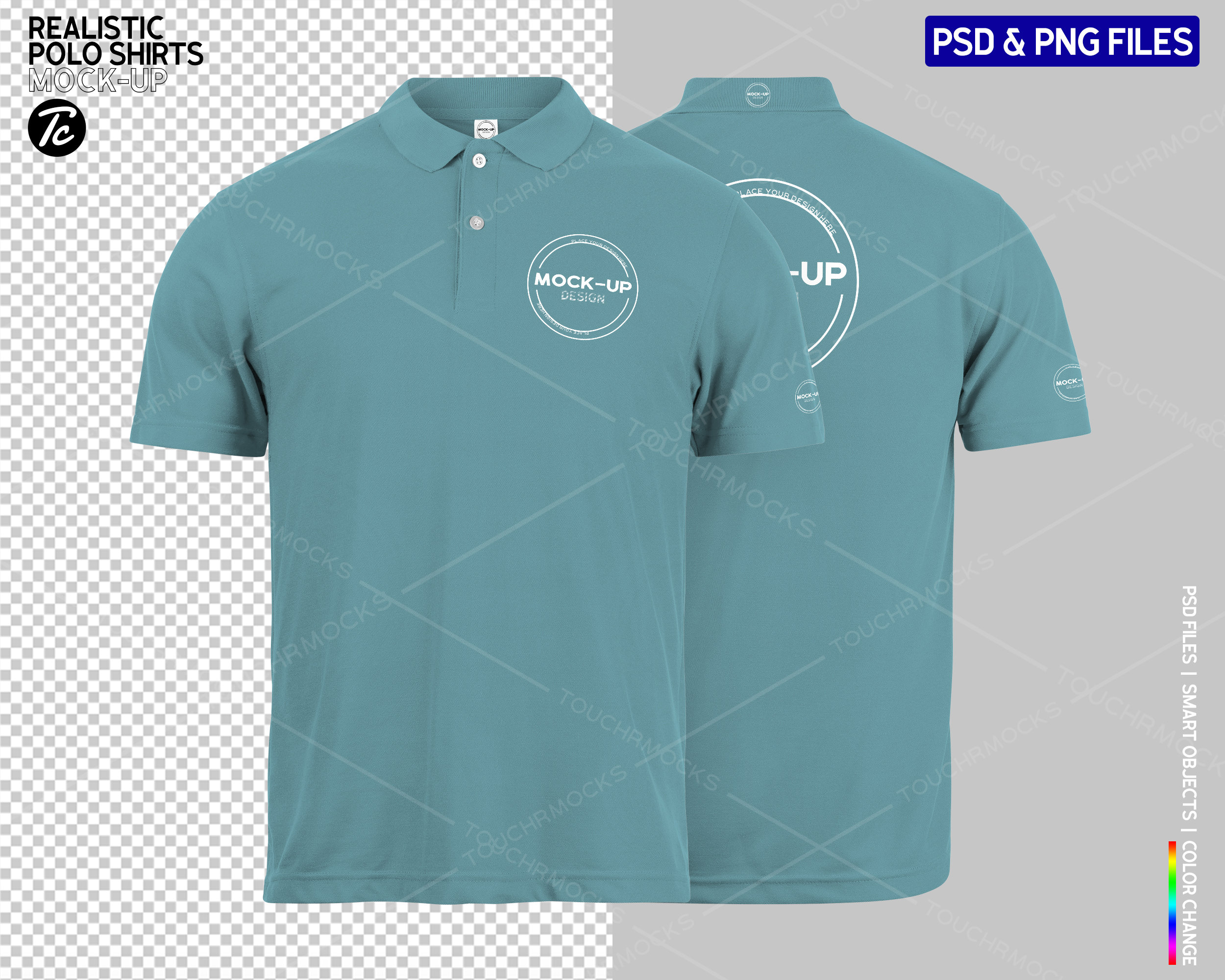 Polo Shirt Mockup, Grey Polo T-shirt, Golf Shirt Mockup, Unisex Apparel