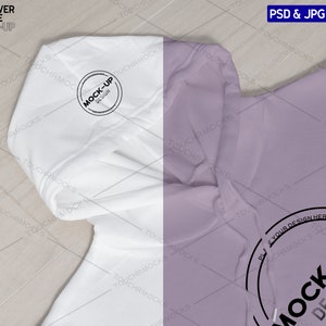 White Hoodie Mockup, Unisex Hoodie Mock-up, Toddler Pullover Hoodie Mockup, Sweatshirt Apparel Template | PSD and JPG files