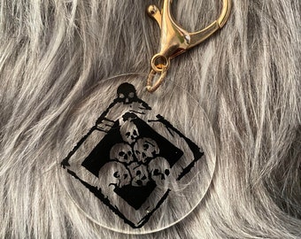 Dbd Hex Huntress Lullaby Inspired Perk Keychain Etsy