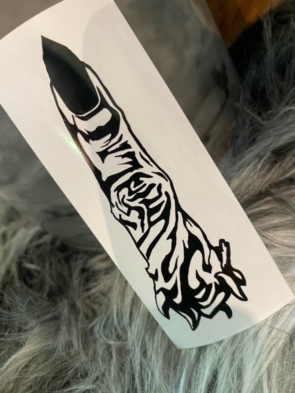 Jujutsu Kaisen Sukuna Finger Vinyl Decal Etsy
