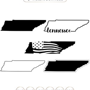 Tennessee SVG, Tennessee State SVG, Tennessee Silhouette, Tennessee State Silhouette, Tennessee Outline svg, Tennessee Vector, Tennessee PNG