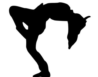 Drill Dance Team Silhouettes (svg, png, eps, dxf) (Digital Download)