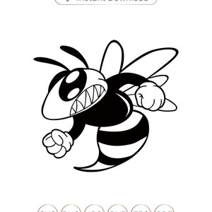 Hornet svg, Mascota svg, Hornet cricut, Hornet clipart, Mascota cricut, Hornet Mascota svg, png.