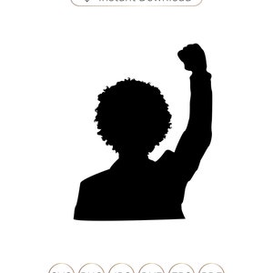 afro black power fist svg,black woman svg,african woman svg,afro svg,black power svg,cricut,clipart,cutfile.