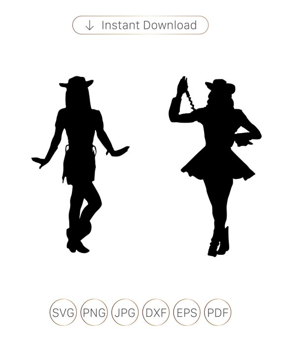 Drill Dance Team Silhouettes Svgpngepsdxf Vinyl Ready - Etsy