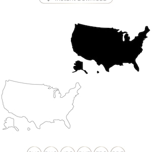 USA Map Svg, US Map Outline Svg, US Map Silhouette, United States Svg, United States Outline, United States of America Svg,United States Png