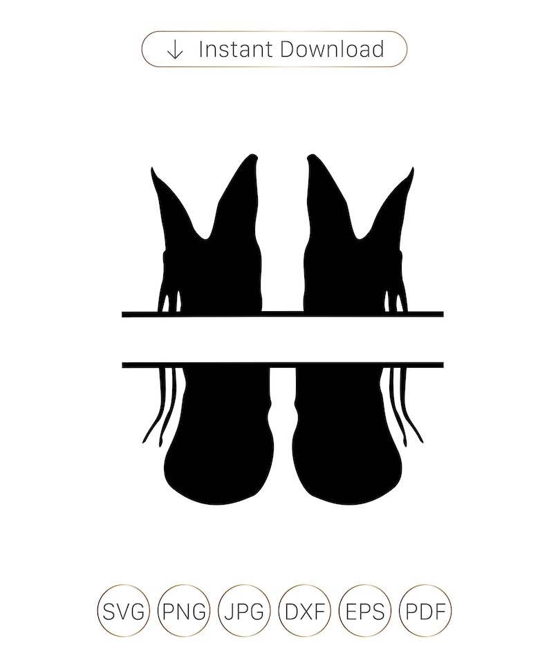Drill Team Boot SVG Drill Team Boot Silhouettes Drill Team Etsy