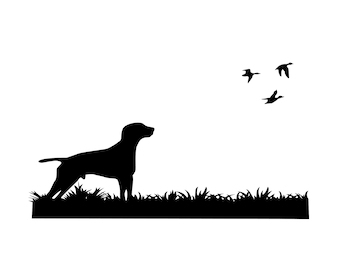 Hunting Dog Pointer SVG, Duck Hunting Clipart (Digital Download)