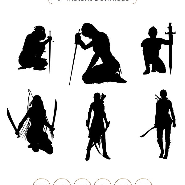 Woman Warrior SVG,Female Warrior svg, Woman Warrior EPS, Woman Warrior Vector, Woman Warrior Silhouette Clipart, Fighter SVG,Sword svg.