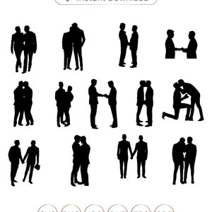 同性結婚のシルエットのベクター ファイル、ゲイ カップルのシルエット、ゲイ カップルの SVG、レズビアン カップルの SVG、レズビアン png、カップルの SVG、同性愛者の SVG。