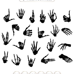 Skeleton Finger SVG, Skeleton Hands Svg Png EPS, Bones Svg, Dedo médio mão esqueleto Svg Png, Rocker esqueleto mão,Halloween Skeleton svg