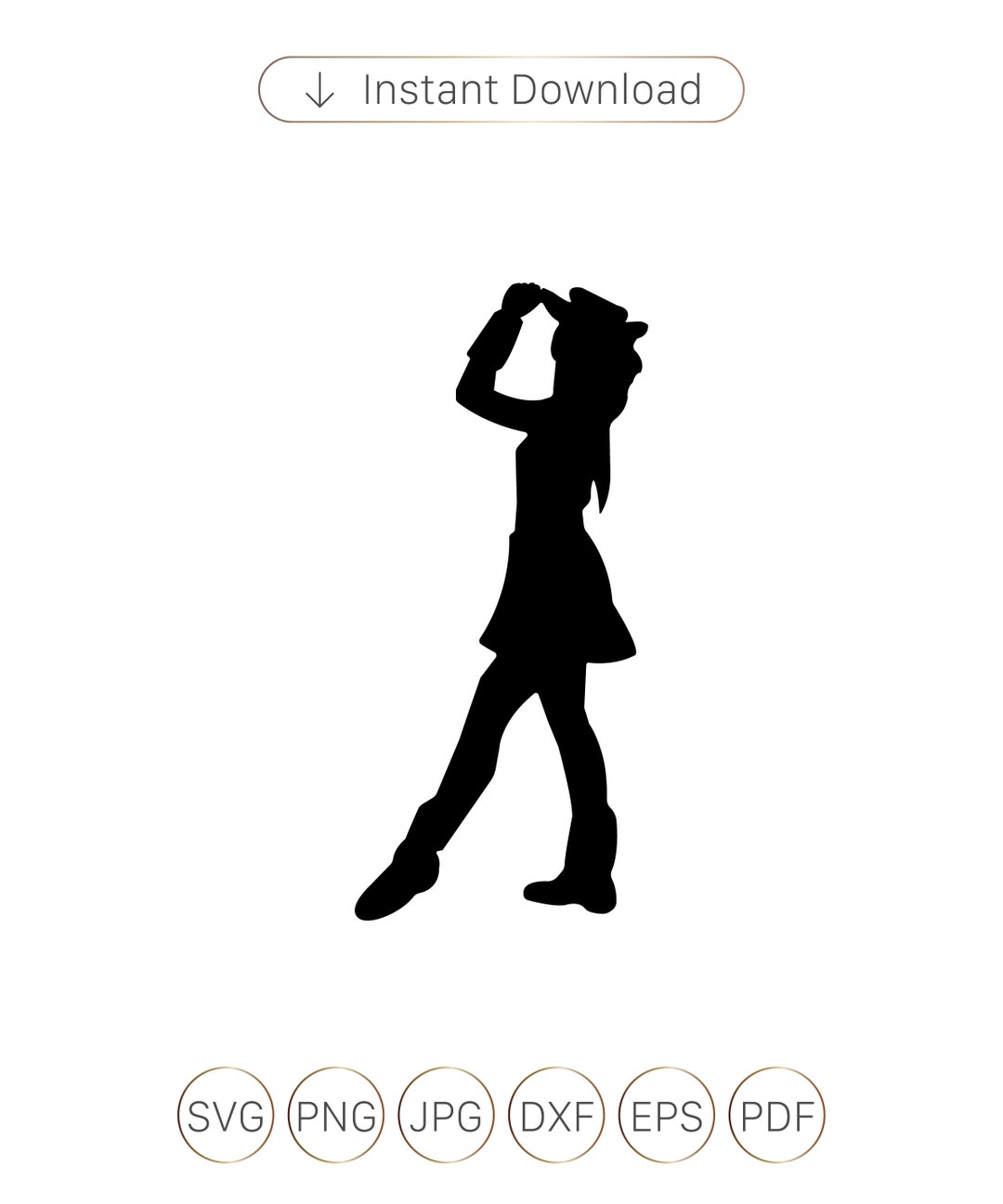 Drill Dance Team Silhouettes Svg,png,eps,dxf Vinyl Ready Files-clip Art for  Commercial vector Art File Cricut - Etsy Canada