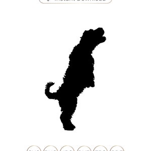Goldendoodle SVG,Goldendoodle Silhouette,Labradoodle,Silhouettes de chiens,Goldendoodle cricut,Goldendoodle clipart,Goldendoodle cutfile,Dogs SVG