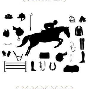Paardenshow SVG, Paardensport svg, Ruiter SVG motieven, Paard en ruiter SVG, Hippisch cadeau idee, Paardensport bundel, Rijlaarzen svg.
