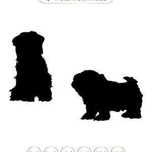Shih Tzu svg,Shih Tzu silhouette,Shih Tzu Cricut,Shih Tzu clipart,Shih Tzu cutfile,Dogs svg.