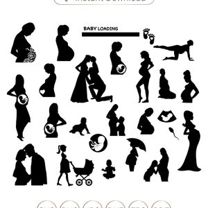 Donna incinta SVG, Silhouette Donna incinta, Festa della mamma SVG, Mamma Camicia svg, Regalo per mamma svg, Cut File Cricut, Silhouette