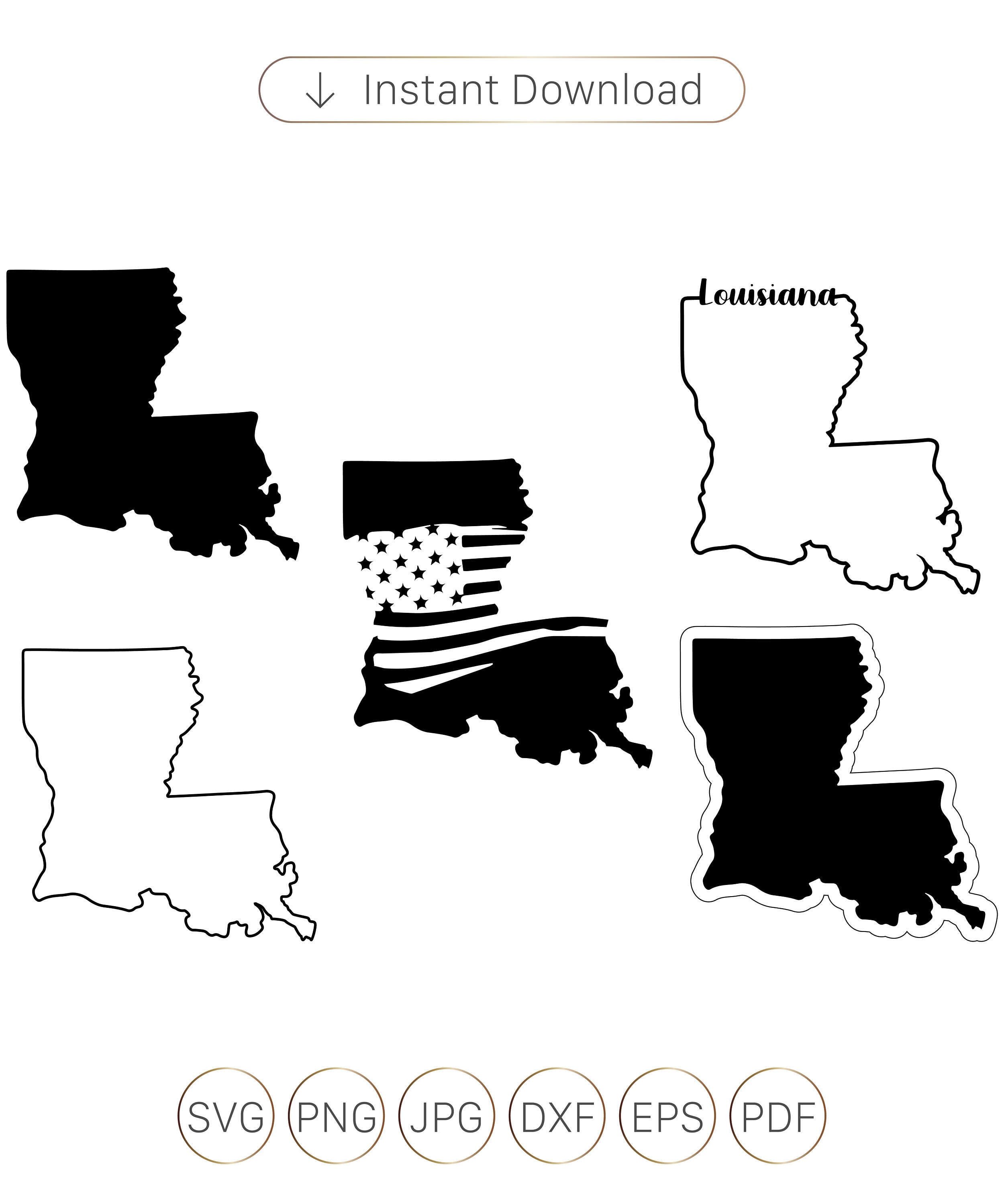 thumbnail image 2 of Stencil Sheets Louisiana State Outline Stencil – USA Map Design In 5, 4, 3 Inch Sizes – Reusable 8x10 Plastic Craft Stencil Plastic Stencil Sheets 2 of 11