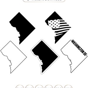 Washington DC SVG, estado de washington dc SVG, silhueta de washington dc, vetor de washington dc, contorno de washington dc svg, bandeira de washington dc