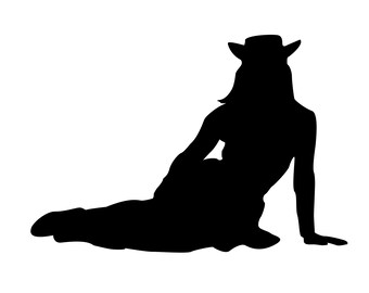 Drill Dance Team Silhouettes (svg, png, eps, dxf) (Digital Download)