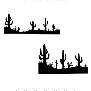 Desert SVG,Desert Landscape SVG,Desert Silhouette,Cactus SVG,Desert cricut,Desert cutfile,Desert clipart,eps, svg, pdf, png, dxf, jpeg.