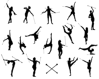 Baton Twirling Coloring Pages