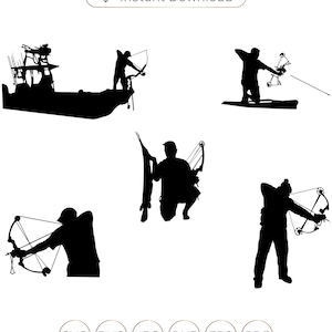 Archivo Svg de pesca con arco, Svg de pesca, Clipart de pesca con arco, Svg de pescador, Monograma de pesca SVG, Cricut de pesca con arco, Archivo de corte de pesca con arco, Pescado svg.