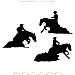 Reining Pferd SVG,Schiebestopp SVG,Reiner svg,Reining WesternPferd svg,Rodeo Pferd,Cowgirl SVG,Cowboy svg,Pferde svg,WesternPferd Show