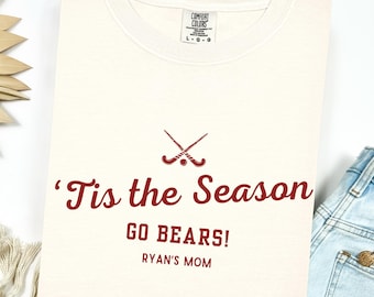 Custom Field Hockey Mom Shirt, Personalized Field Hockey T-Shirt, Girls Field Hockey, High School Field Hockey, Gift for Field Hockey Mom