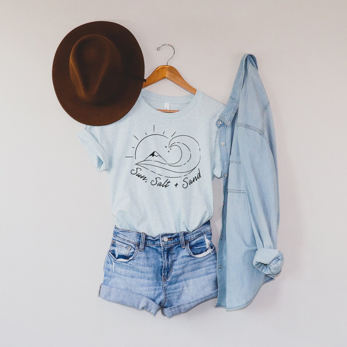 Sonne Salz Sand Tee, Strand Tee, Strand Shirt, Sommer Grafik Tee