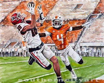 Georgia Football player's 4th down catch vs. Tennessee in 2025 game