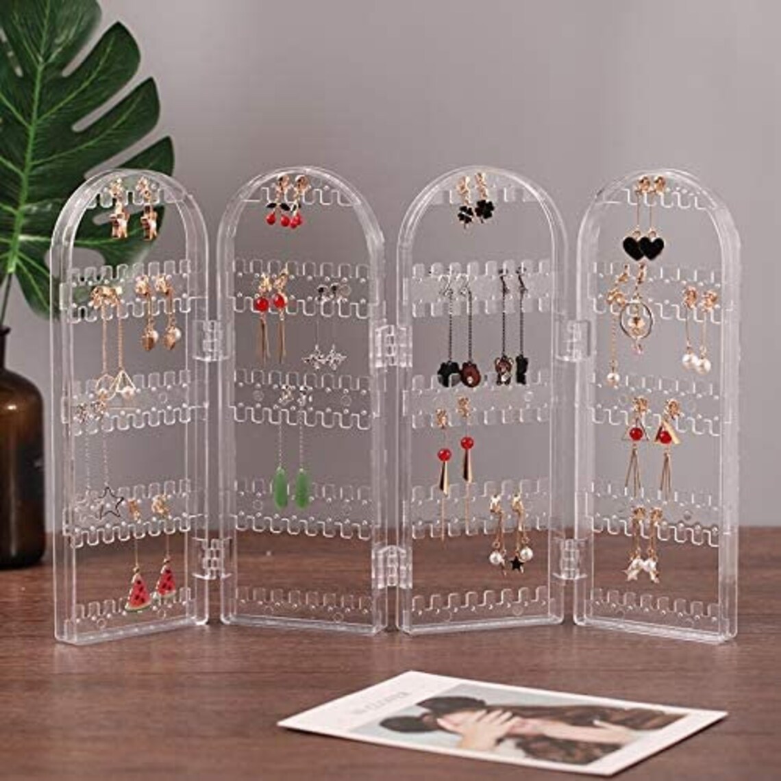 Earrings Display Folding Screen Earring Display Organizer Etsy