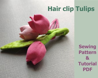 Haarschmuck diy, Haarspangen pdf, digitaler Download