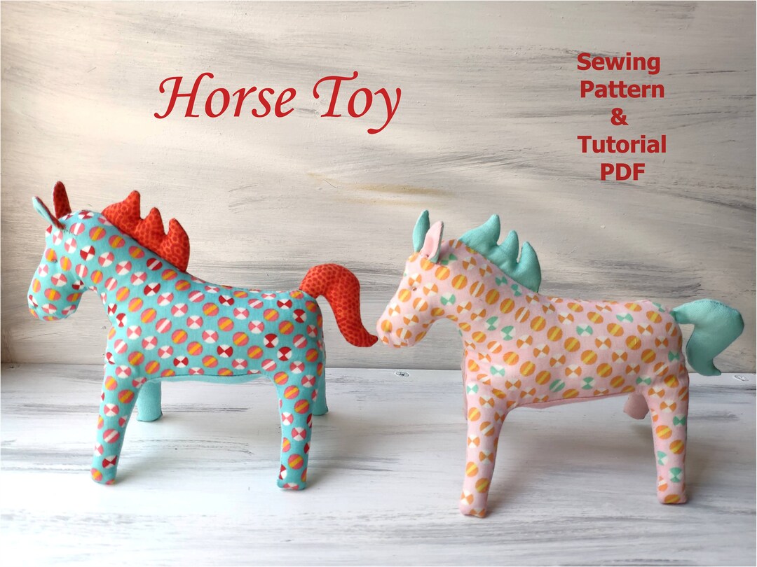 Pony Toy, Horse Toy Pattern PDF Etsy