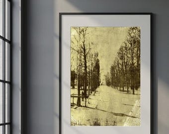 Monochrome Wand Kunst zum ausdrucken, Subtile Stadt Wandkunst, elegante neutrale Dekoration, Paris Druck, digitaler Download