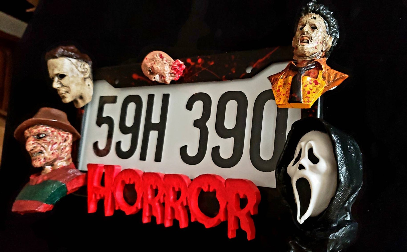 Holy Grail Horror License Plate Frame Etsy
