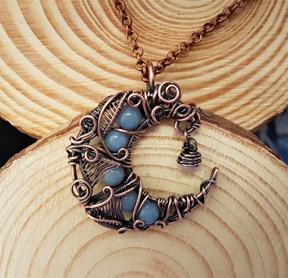 アクセサリー Blue Moon Blue Moon Necklace - 1 in / 26 mm Anodized Niobium Charm or
