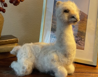 Gentle Grace...  Alpaca Wool Sculpture -  Discover the beauty of handcrafted art.