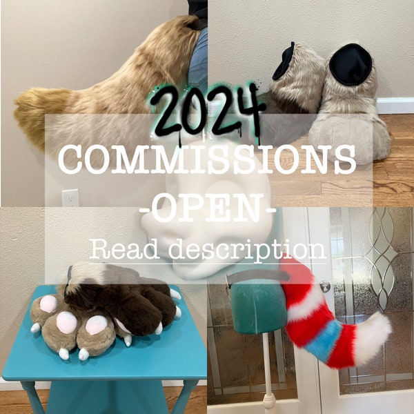 Fursuit Commissions OPEN - Heads and Parts Only