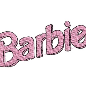 Embroidery Design &quot;Barbie&quot; Jef Jpx Pes Pec Vp3 Emd Dst Digital Download