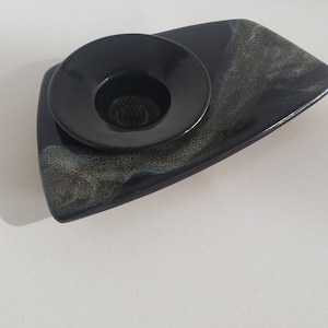 Ichiban vase ceramic, hand made in Canada, 2 pieces, minimalistic style