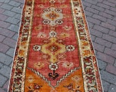 Vintage Oushak 2 39 7x7 39 8 feet handmade Turkish Anatolian Oriental Patterned Gorgeous Runner Rug , FREE SHİPPİNG 1524