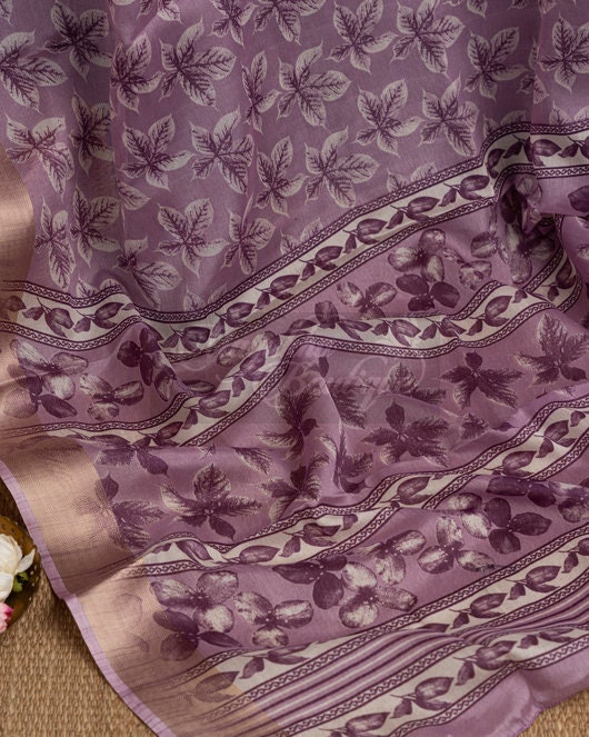 Artful Candy-Chanderi Block Print Saree