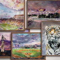 LSU Digital Art - Etsy