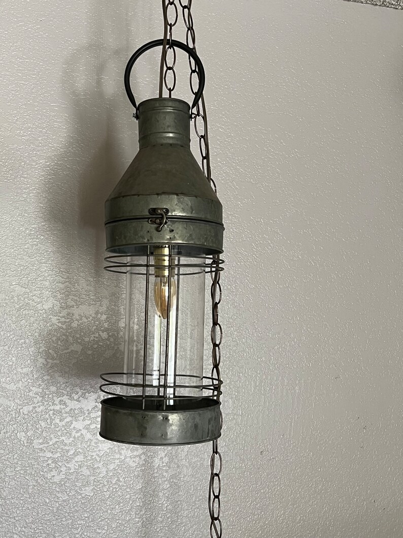 Antique Hanging Lantern Lamp - Etsy