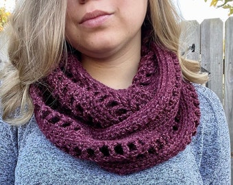 Crochet Infinity Scarf